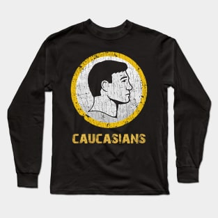 vintage caucasian Long Sleeve T-Shirt